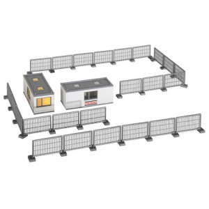 Kontenery budowlano socjalne, oświetlenie LED, Kibri 38626