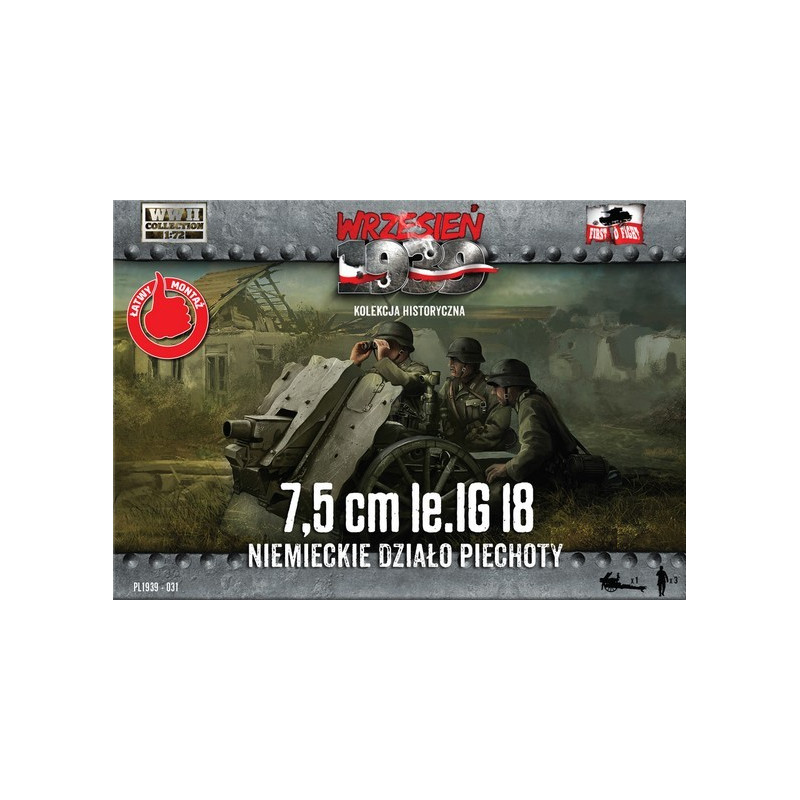 Niemieckie działo Piechoty, 7.5 cm le. IG 18, First to Fight 031