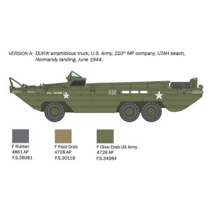 Amfibia DUKW, D-Day, Italeri 7022