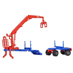 Przyczepa Doll, transport dłużycy, KIBRI 12251