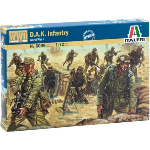 Afrika Korps, niemiecka piechota, Italeri 6099