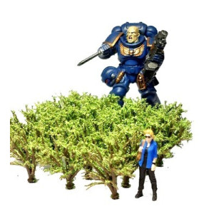 Krzaki 18 - 20 mm, jasna zieleń, KoTeBi, KTB Z 0027