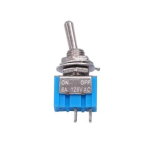 Przełącznik hebelkowy MTS-101, 2-pinowy, 2-pozycyjny ON-OFF