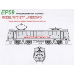 Karoseria lokomotywy EP09 GPM H0-38