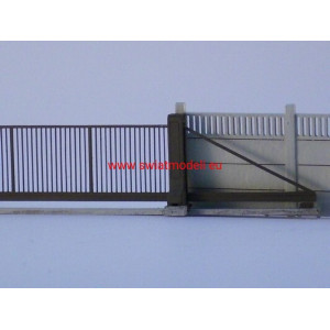 Brama wjazdowa suwana 6.50 m KTB087 KoTeBi modele wycinane laserem - 2