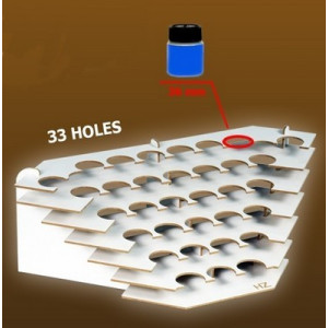 Duży stojak narożny na farby średnicy do 36 mm HobbyZone HZ-s2n B