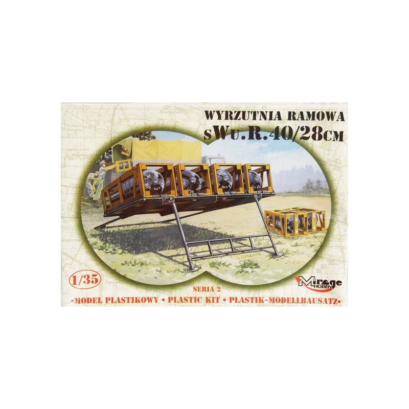 Niemiecka wyrzutnia ramowa sWu. R. 40/28 cm  - 1