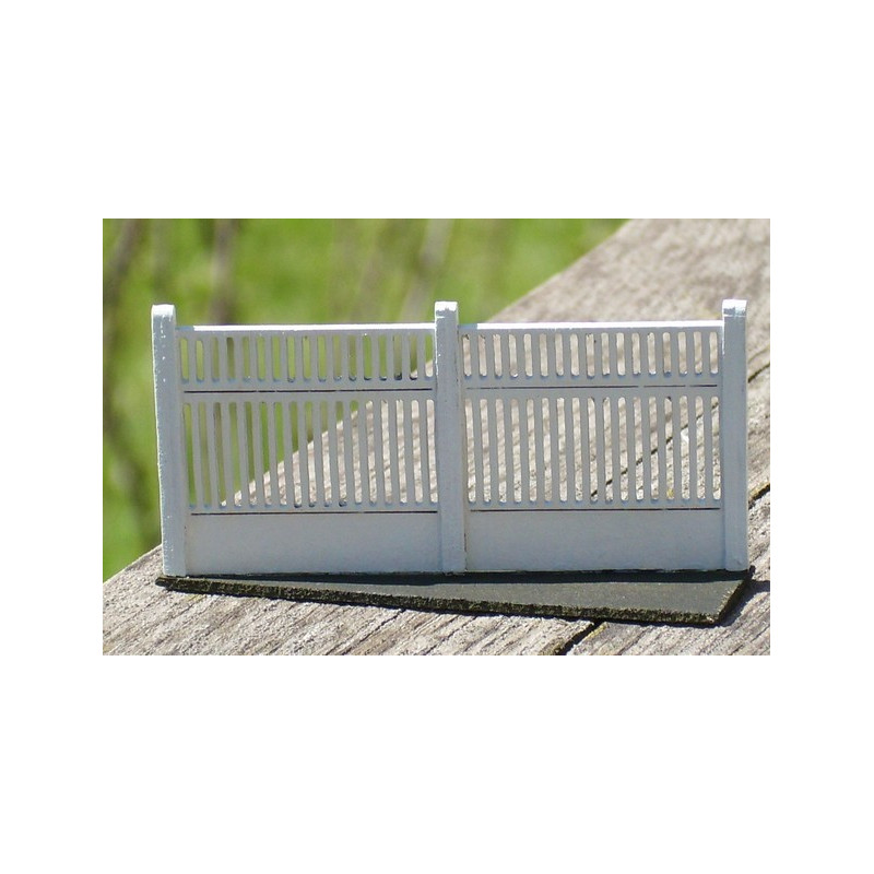 Płot betonowy III 2 metry ze słupkiem prostym KTB035207 KoTeBi modele wycinane laserem - 1