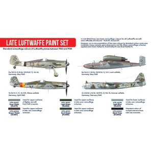 Hataka Hobby HTK-AS03 Late Luftwaffe paint Set