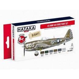 Hataka Hobby AS04.2 US Army Air Force Paint Set