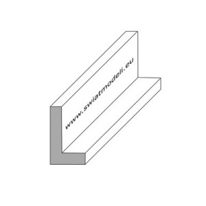 HIPS profil L 1,50 x 1,50 x 330 MQ - 1