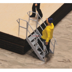 Schody metalowe z barierkami KoTeBi KTB087310