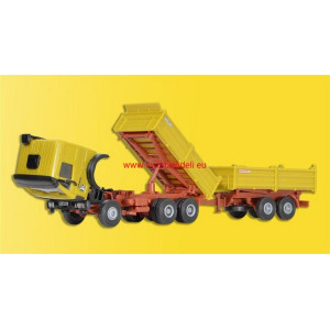 Mercedes wywrotka z przyczepą tandem KIBRI 14674