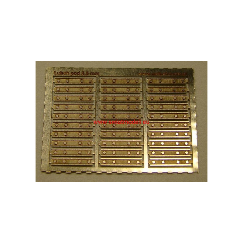 Łubek do szyn 2.5 mm H0 AH0-06 Ostbahn Modele Kolejowe