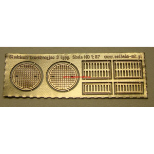 Studnie kanalizacyjne i kratki burzowe H0 AH0-19 Ostbahn Modele Kolejowe