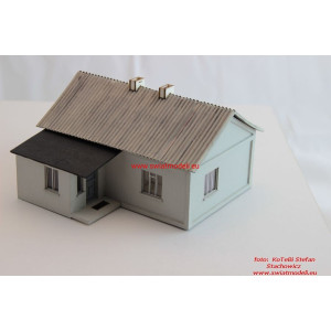Dom wiejski kryty eternitem falistym KoTeBi KTB087454 KoTeBi modele wycinane laserem - 1