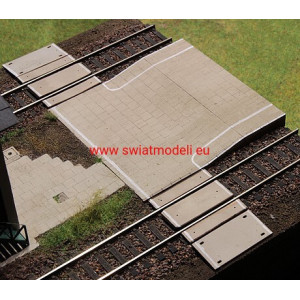 Peron zakończenie z przejściem przez tory szerokość 90 mm KoTeBi KTB087364