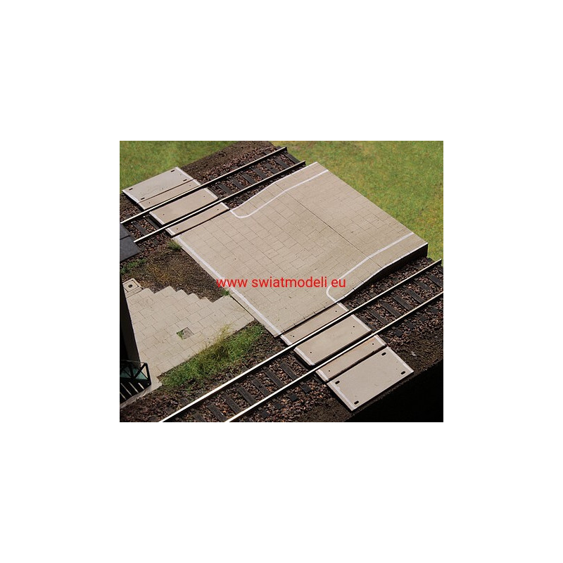 Peron zakończenie z przejściem przez tory szerokość 90 mm KoTeBi KTB087364