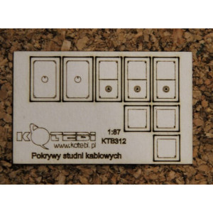 Pokrywy studni kablowych teletechnicznych KoTeBi KTB087312