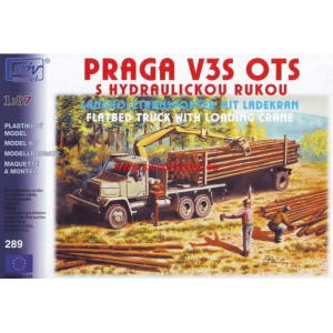Praga V3S OTS do przewozu dłużycy SDV Model SDV289