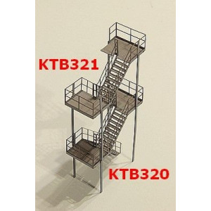 Schody przemysłowe klatka schodowa KoTeBi KTB087320