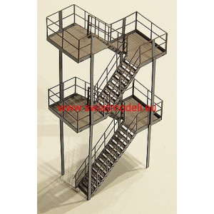 Schody przemysłowe klatka schodowa KoTeBi KTB087320