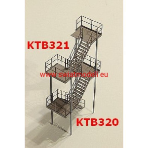 Schody przemysłowe klatka schodowa kolejne piętro KoTeBi KTB087321