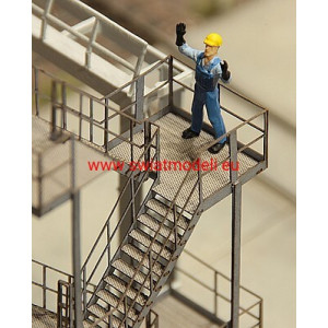 Schody przemysłowe klatka schodowa kolejne piętro KoTeBi KTB087321