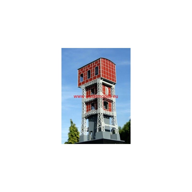 WIEŻA POELTZIGA Górnicza basztowa wieża wyciągowa z 1908 r. MODELIK 1612