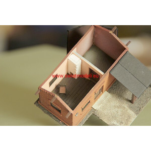 Strażnica przejazdowa cegła KoTeBi KTB087357 KoTeBi modele wycinane laserem - 4