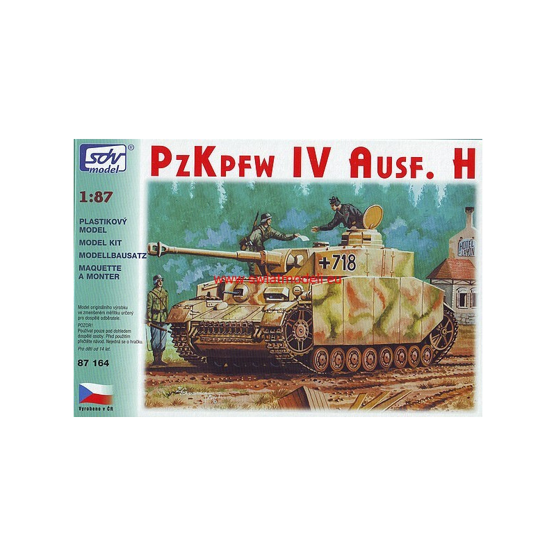 Czołg PzKpfw IV Ausf. H SDV Model SDV87164
