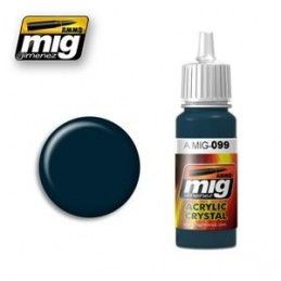 AMMO of Mig AMIG 099 CRYSTAL BLACK BLUE AND TAIL LIGHT OFF