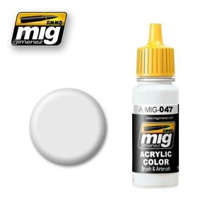 AMIG 047 SATIN WHITE AMMO of Mig