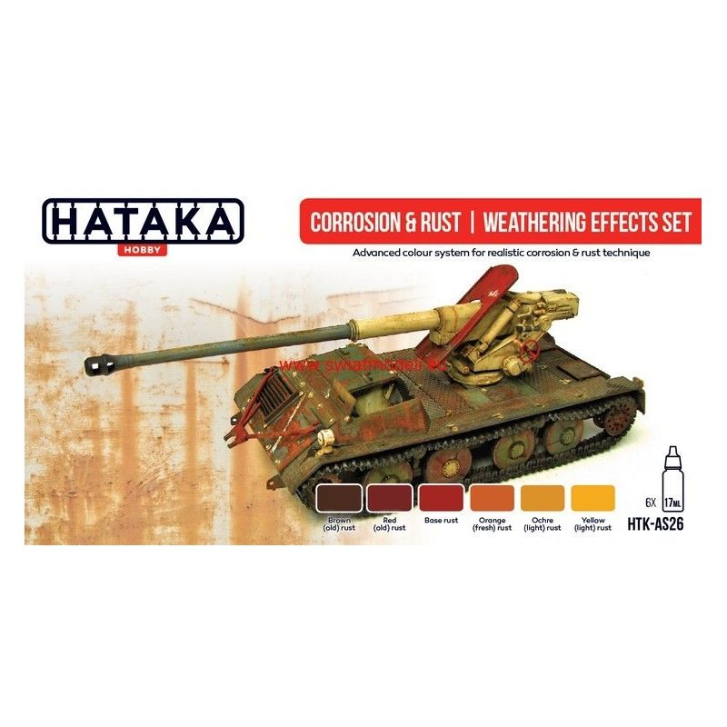 Hataka Hobby HTK-AS26 Corrosion and rust weathering effects set