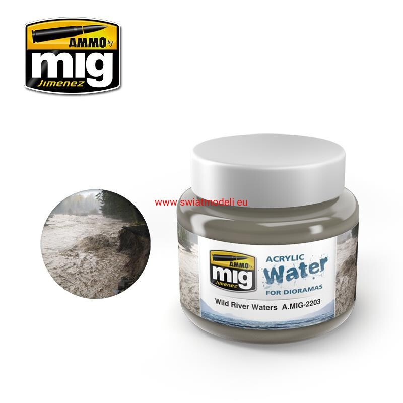 AMIG2203 GOTOWA MASA WILD RIVER WATERS 250ml AMMO of Mig Jimenez - 1