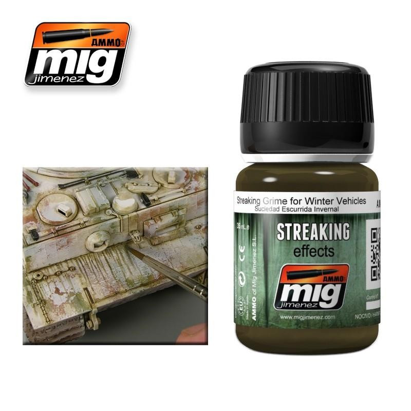 AMIG1205 STREAKING GRIME FOR WINTER VEHICLES AMMO of Mig Jimenez - 1