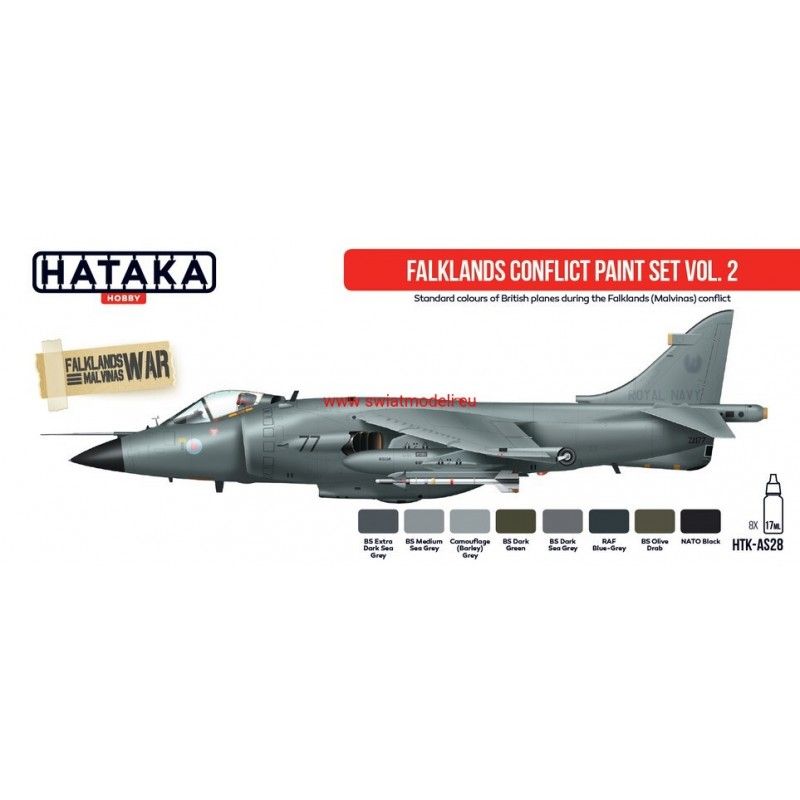 Hataka Hobby HTK-AS28 Falklands Conflict paint set vol. 2