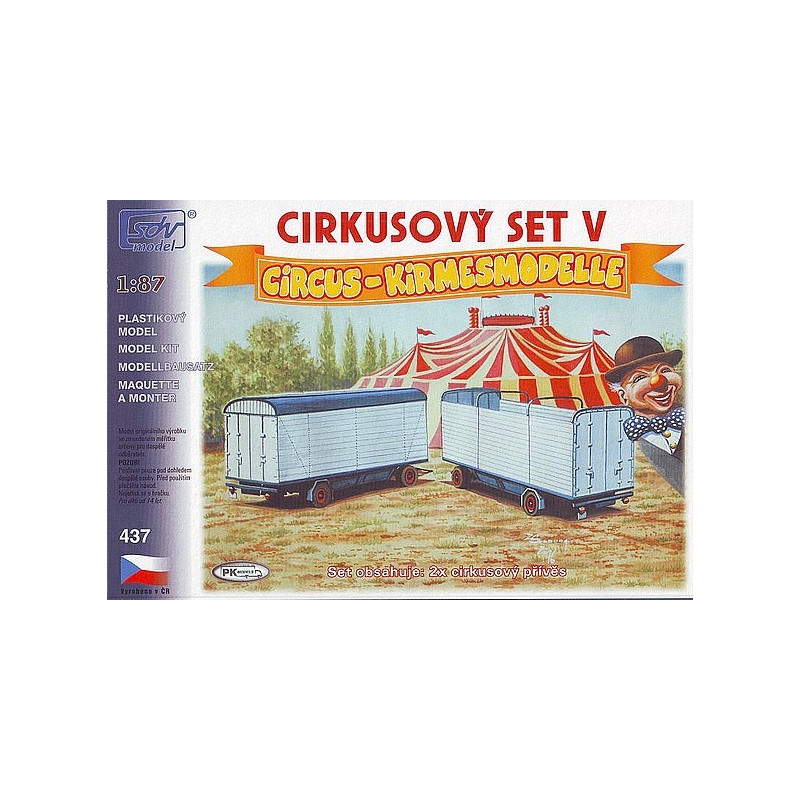Tabor cyrkowy zestaw 5 SDV Model SDV437