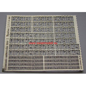 Oznaczenia uniwersalne UMK-08 Ostbahn Modele Kolejowe