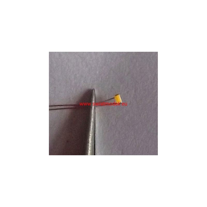 Dioda LED SMD 0402 Niebieska + przewody