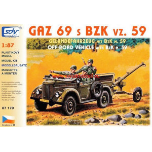 Gaz 69 z BZK wzór 59 SDV Model SDV87170