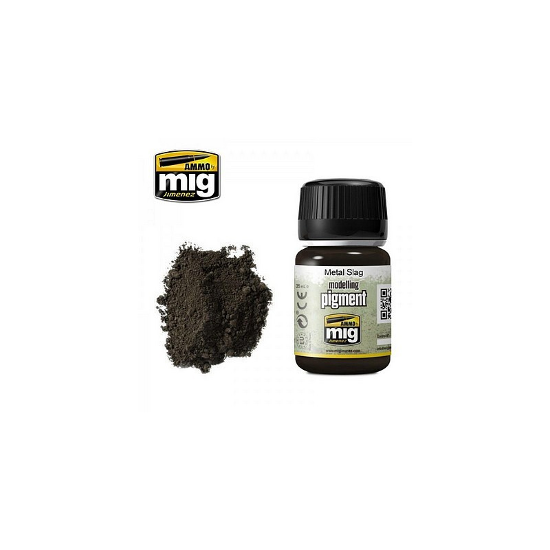 AMIG 3020 Metal Slag Pigment AMMO of Mig