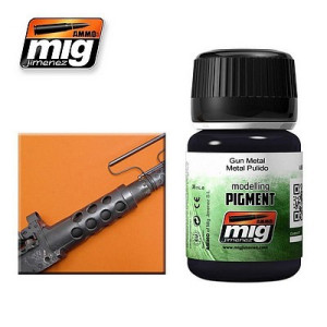 AMIG 3009 Gun Metal Pigment AMMO of Mig