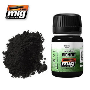 AMIG 3001 Black Pigment AMMO of Mig