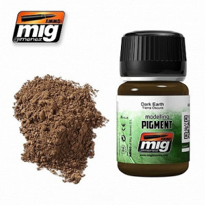 AMIG 3007 Dark Earth Pigment AMMO of Mig