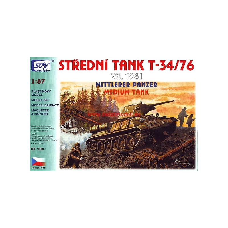 Czołg T-34/76 wz. 1941 SDV Model SDV87134