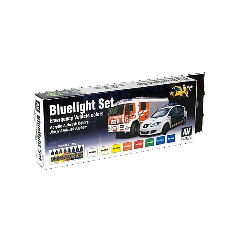 Vallejo 71154 Blaulicht Set
