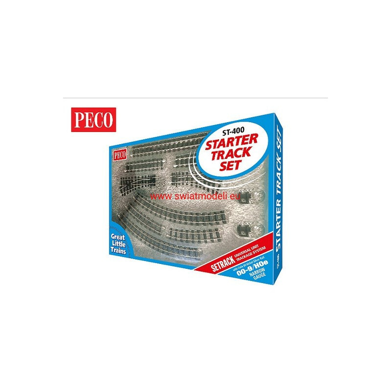 Zestaw torów H0e PECO ST400