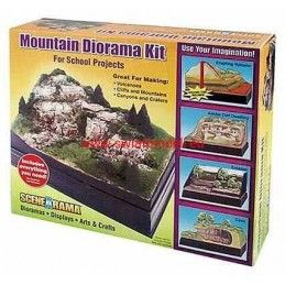 Zestaw do tworzenia scenerii Mountain Diorama Kit Woodland Scenics SP4111