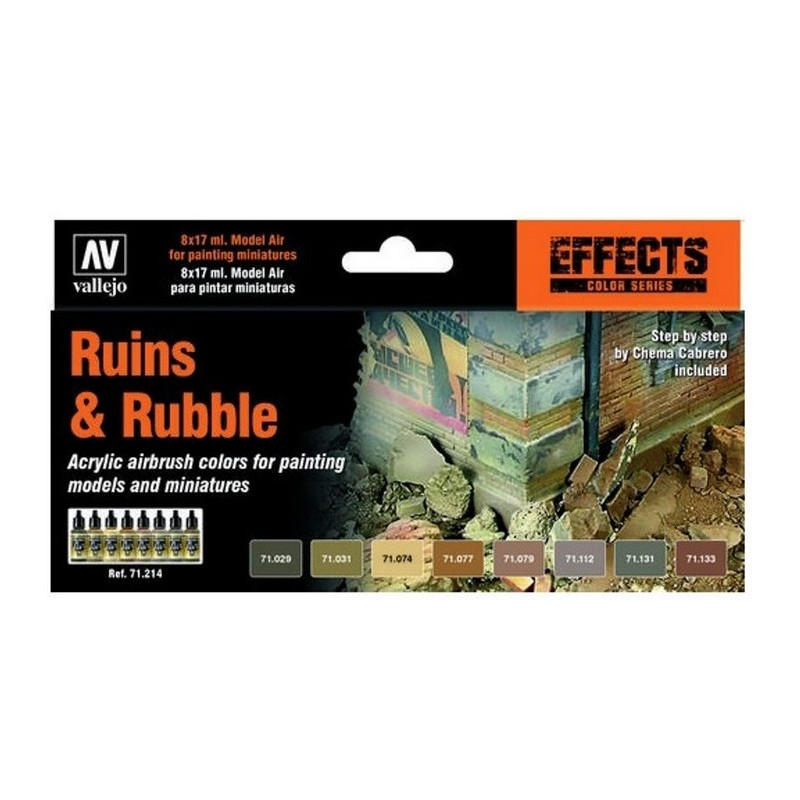 Vallejo 71214 Ruins & Rubble sets